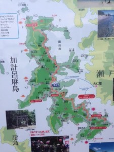 加計呂麻島の地図